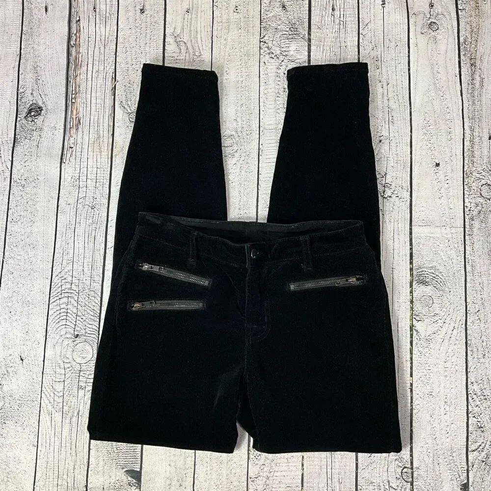 J BRAND Zoey Black Corduroy Pants